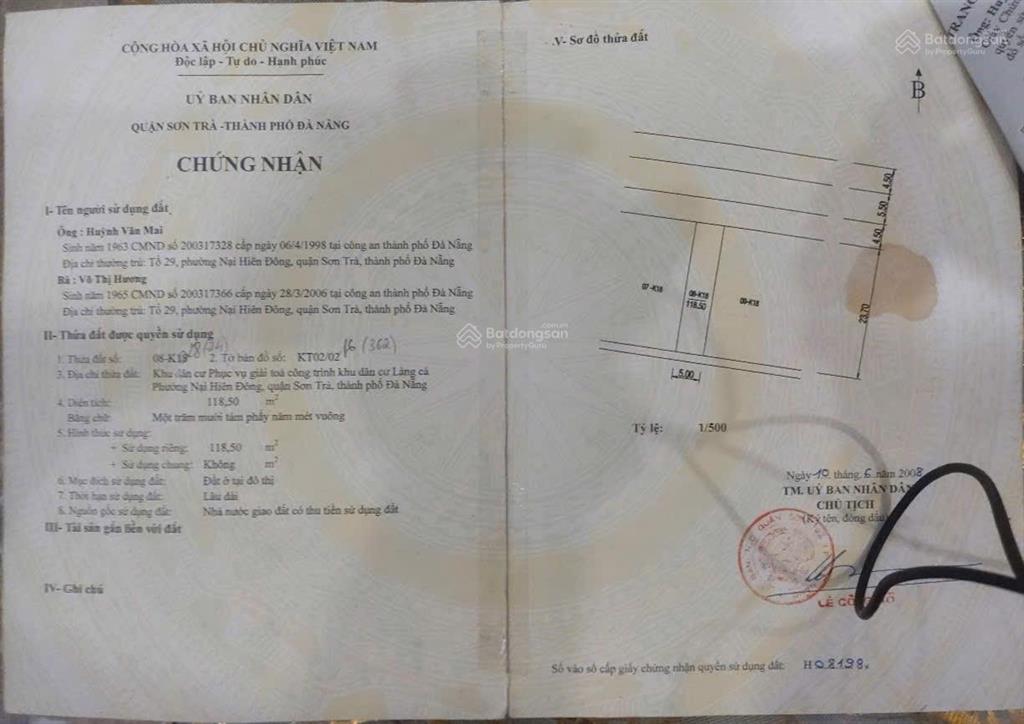 Cần bán nhà sát sông hàn
nại hiên đông 11 đà nẵng
