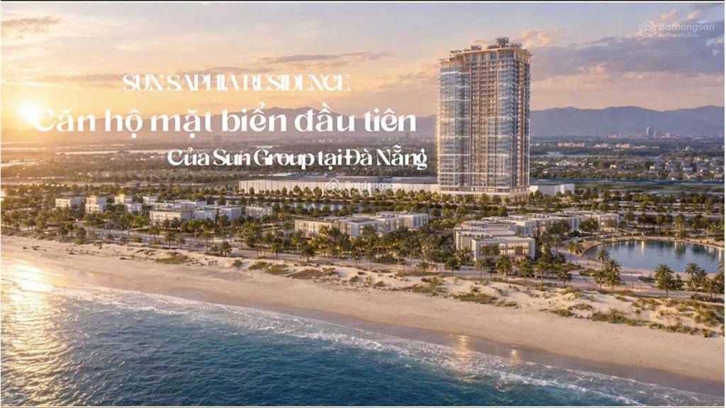 Chỉ 50tr booking ngay sun saphia residence iew trực diện biển đà nẵng,  ngay pkd cđt 0967 923 ***