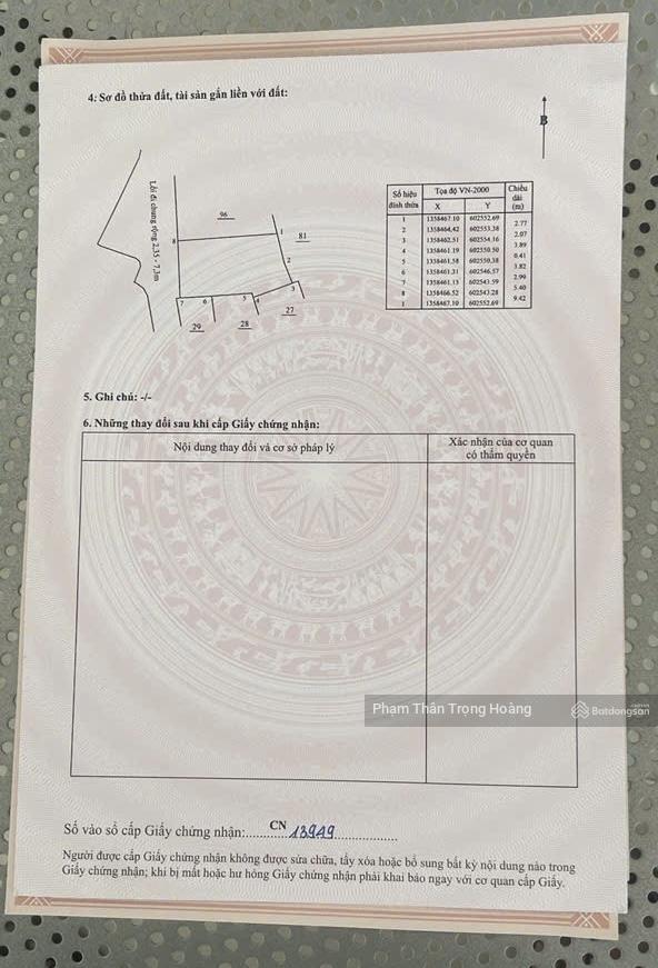 Bán đất hẻm mai xuân thưởng bắc nha trang | cách biển 2 phút | sổ hồng | 3,96 tỷ