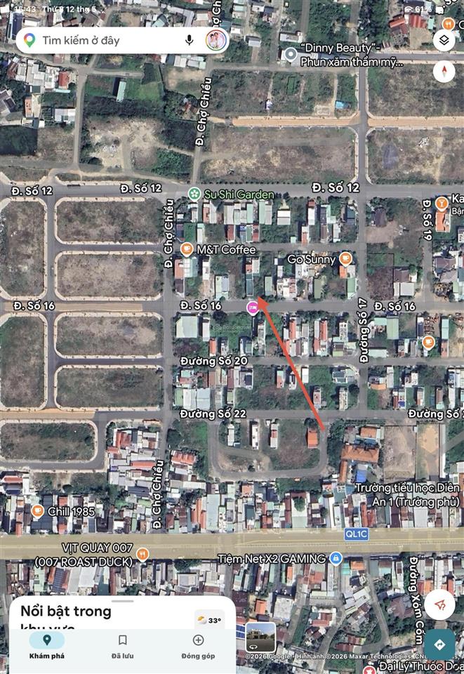 Hàng hiếm duy nhất! bán lô đất đẹp  đường rộng 20m tại kđt phú ân nam 2  giá 30trđ/m2