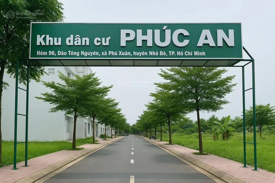 Bán đất khu dc phúc an giá 5,5 tỷ. mặt tiền đào tông nguyên, nhà bè