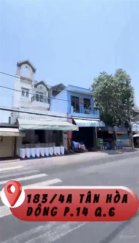 Bán nhà hẻm xe hơi trung tâm quận 6  giá chỉ 2 tỷ 780  địa chỉ 183/4 tân hòa đông, p14, quận 6