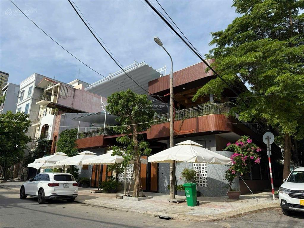 Bán lô góc đường trần văn thành 450m2 xây cao tầng, gần biển, cách furama resort 300m