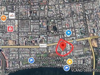 Bán đất đường hoài thanh dt 215m2 ngang 10,3m gần dự án tổ hợp khán đài pháo hoa cách sông hàn 300m