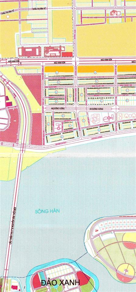 Bán đất biệt thự đường an dương vương  gần cầu trần thị lý  đường 33m cách sông hàn 100m