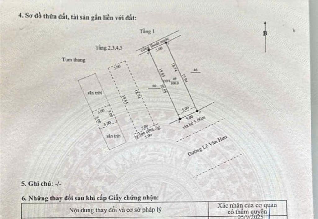 Bán tòa căn hộ 5 tầng đường lê văn hưu gần sông hàn  gần tổ hợp khán đài pháo hoa đà nẵng