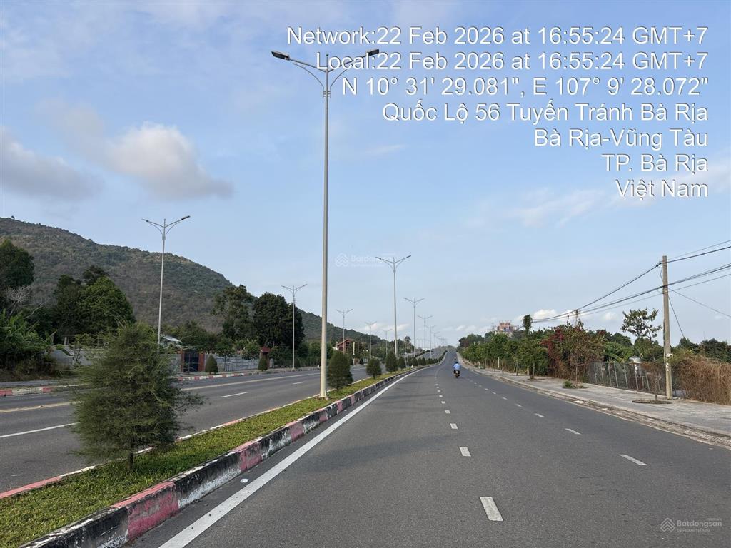 Bán lô đất mặt tiền đường tránh ql56 phường long hương, tp. hcm (bà rịa cũ). 1541m2 giá 16tỷ