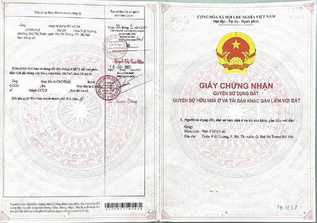 Chỉ 45.4tr/m2 quỹ đất lớn full thổ cư trung tâm thủ đức p. linh tây 1078m2 ngang 22m. xd cao tầng