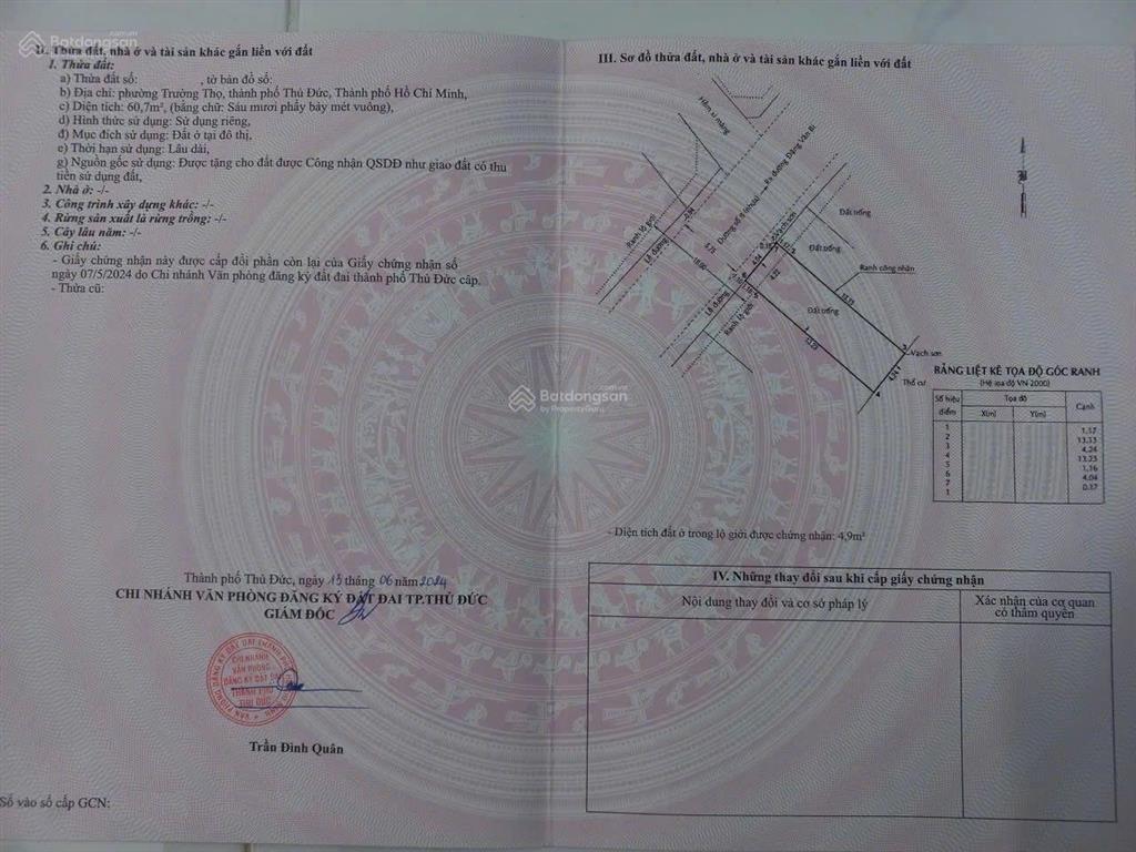 Vị trí đẹp bán nhà 1 trệt 1 lầu mặt tiền đường số 8, trường thọ  60.7m2 9,5 tỉ còn nói chuyện