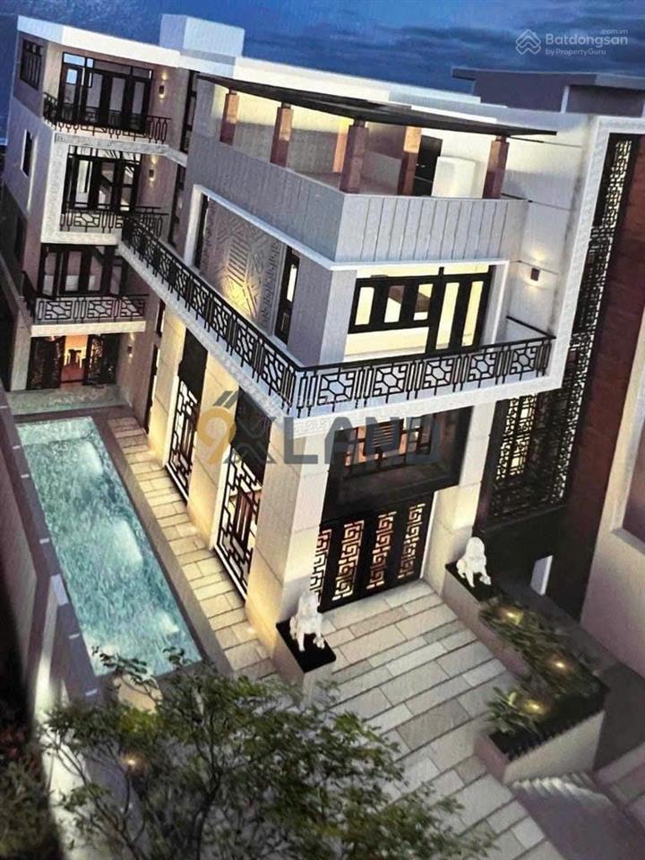 Biệt thự đẹp mặt tiền trường thọ 4 tầng sân vườn hồ bơi đẹp 305m2 giá 50 tỉ.  0968 177 ***