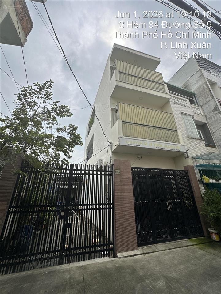 Bán chdv đẹp ngay gần phạm văn đồng  4 tầng 6pn thu nhập 21tr/th  7,9 tỉ khu trung tâm thủ đức