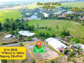 Bán lô 28 x 41m, 100m2 tc hợp làm nhà vườn ở gần bến xe bà tô, xã hồ tràm, tp. hcm