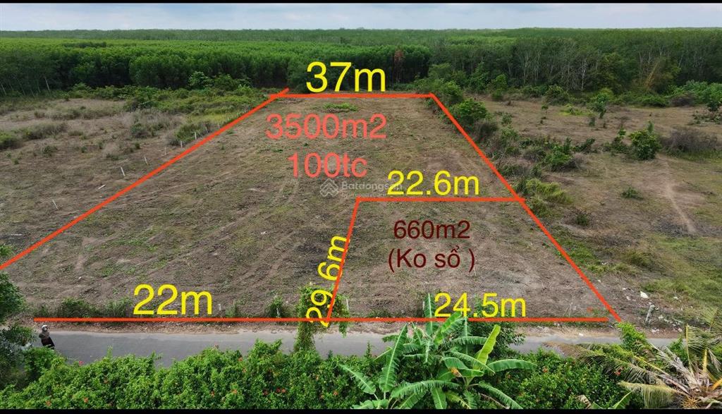 Bán 3.5s đất hoà hội, có 100 thổ cư gần vòng xoay 991