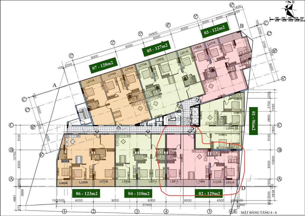 Chính chủ bán chung cư the one complex số 1 định công hn129m2trục 02hướng đông nam,giá 78tr/m2