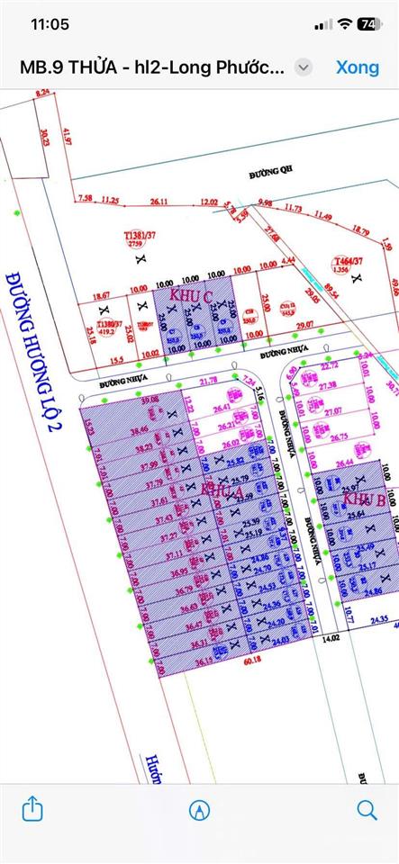 Đất biệt thự phường tam long vị trí đẹp, hạ tầng hoàn thiện, sổ riêng
