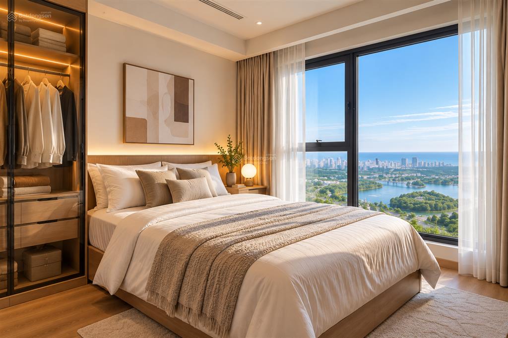 Plaza 4  căn 1pn+ mã n30 tầng cao, view hồ bơi, sông, biển