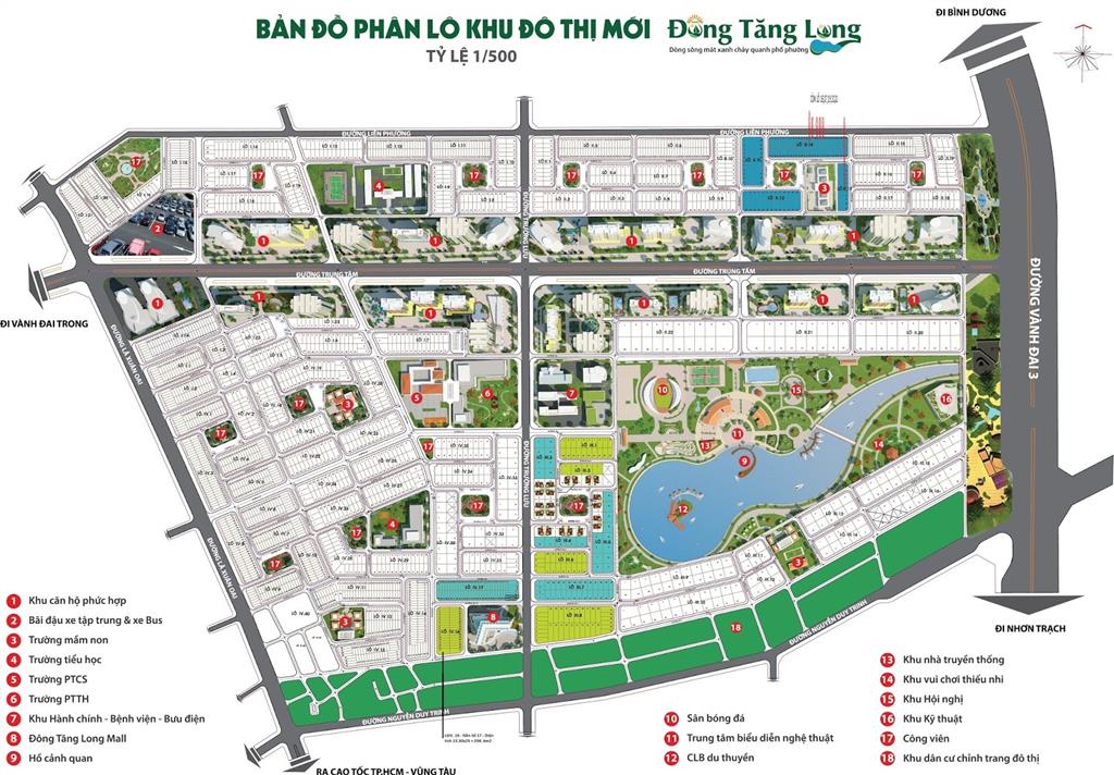 Bán 2 nền liền kề khu đô thị mới đông tăng long phường long phước tp hồ chí minh