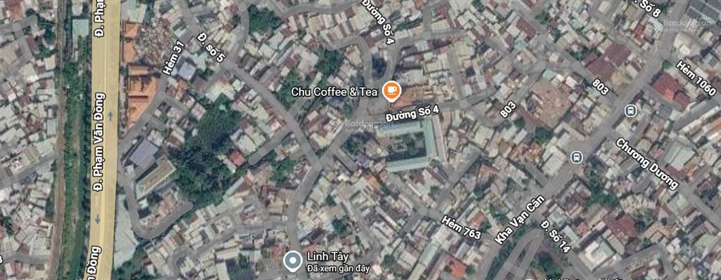 Bán nền đất thổ cư 94m2 đường số 4 phường linh tây, thủ đức