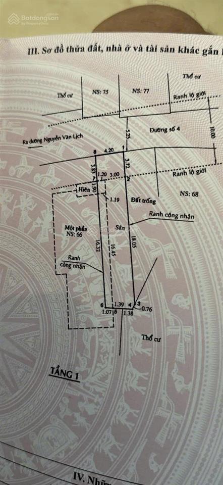 Bán nền đất thổ cư 94m2 đường số 4 phường linh tây, thủ đức