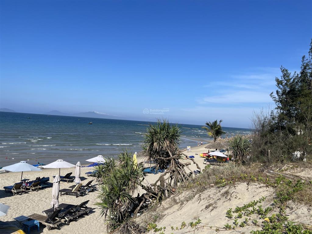 1224m2 đất biển an bàng  hội an, mặt tiền 25m sát bên biển không bị chắn view. khu vực đông khách!