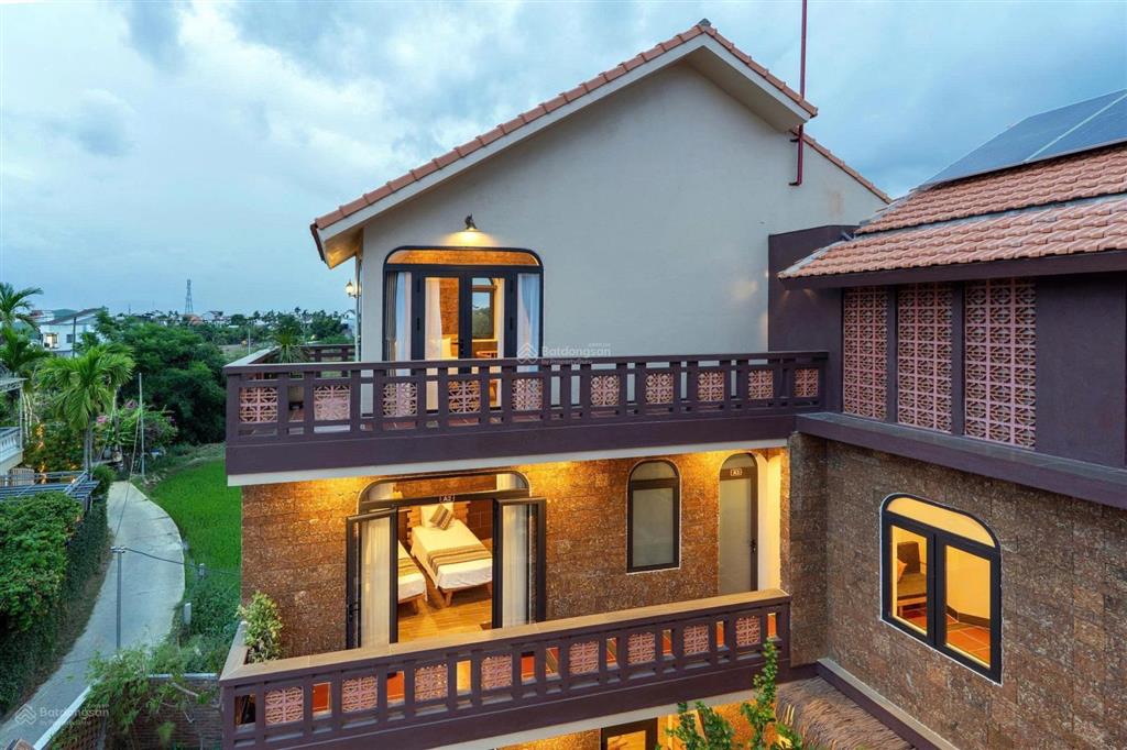 Bán villa view lúa tuyệt đẹp, ngay khu an mỹ, hội an, đầy đủ nội thất, dòng tiền đều hàng tháng.