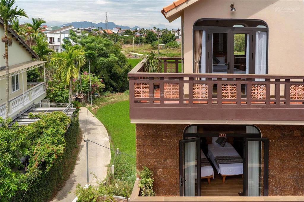 Bán villa view lúa tuyệt đẹp, ngay khu an mỹ, hội an, đầy đủ nội thất, dòng tiền đều hàng tháng.