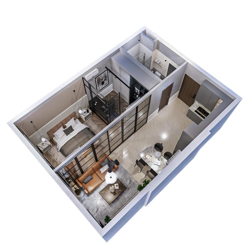 Chuyển nhượng căn hộ 1pn+ tại maison grand phú mỹ giá 1.820 tỷ giá full vat