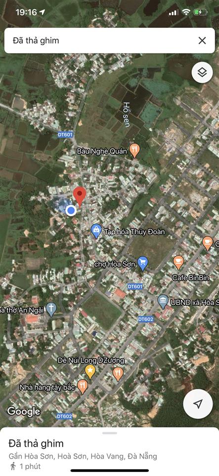231m2 mặt tiền 601, hoà sơn, giá 4.5 tỷ.  0905 556 ***