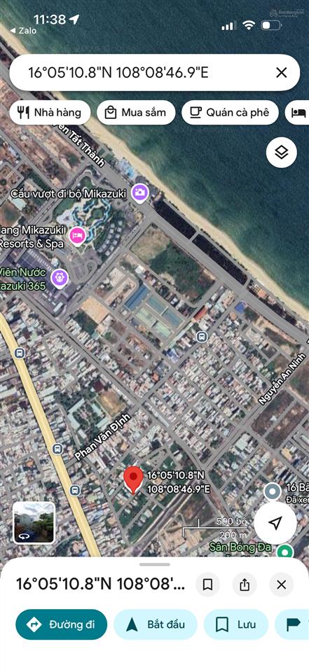 Cần bán lô đất đẹp bàu mạc 20 cách 500m biển liên chiểu đà nẵng dt 90m kẹp lối thoát hiểm giá 4.5ty