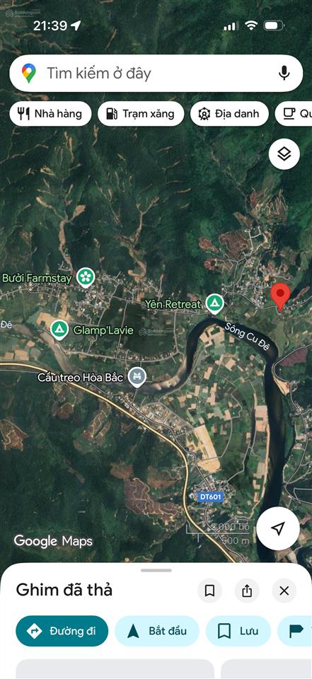 Bán đất 2.500m² view sông cu đê & cánh đồng hòa bắc, phường hải vân, đà nẵng 6.5 tỷ