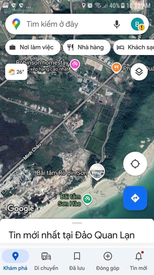 Bán 2,5 ha đất khu du lịch biển minh châu thuộc đặc khu vân đồn  quảng ninh