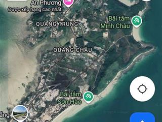 Bán 2,5 ha đất khu du lịch biển minh châu thuộc đặc khu vân đồn  quảng ninh