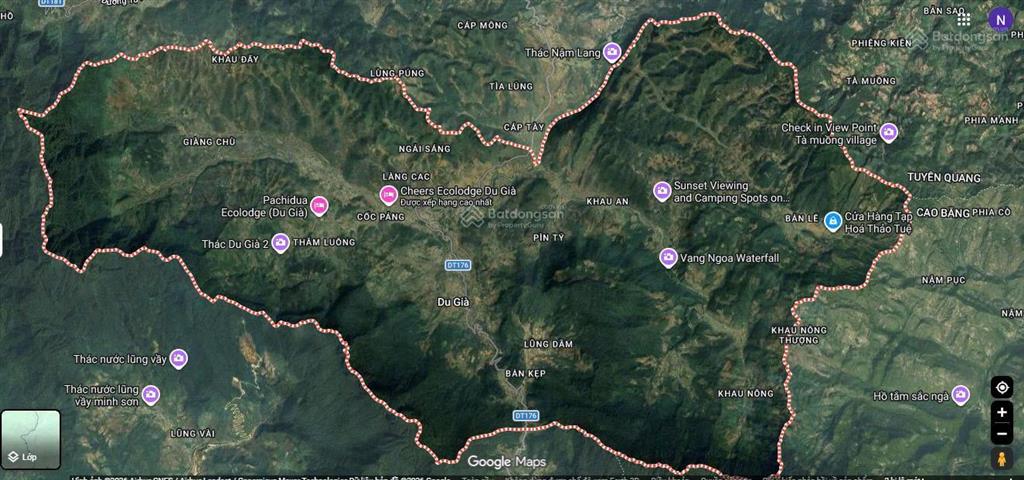 Bán 4.429 m2 đất thôn khâu rịa, xã du già, tỉnh tuyên quang, giá 300 nghìn/m2