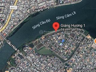 Bán 415.9m2 đất đường giáng hương 1, hoà xuân, đà nẵng view sông mát mẻ,vị trí đẹp. my 0935 872 ***
