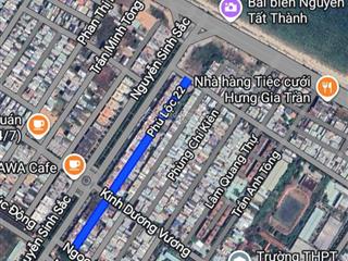Bán đất phú lộc 22, ngay sau nguyễn sinh sắc, sát biển nguyễn tất thành, ngang 7m.  0935 872 ***.