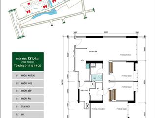 Chính chủ cần bán căn hộ hoàng anh gold house 121m2, căn góc 3pn.