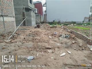 Vừa túi tiền  bán đất dịch vụ thị trấn trạm trôi, hoài đức, hà nội