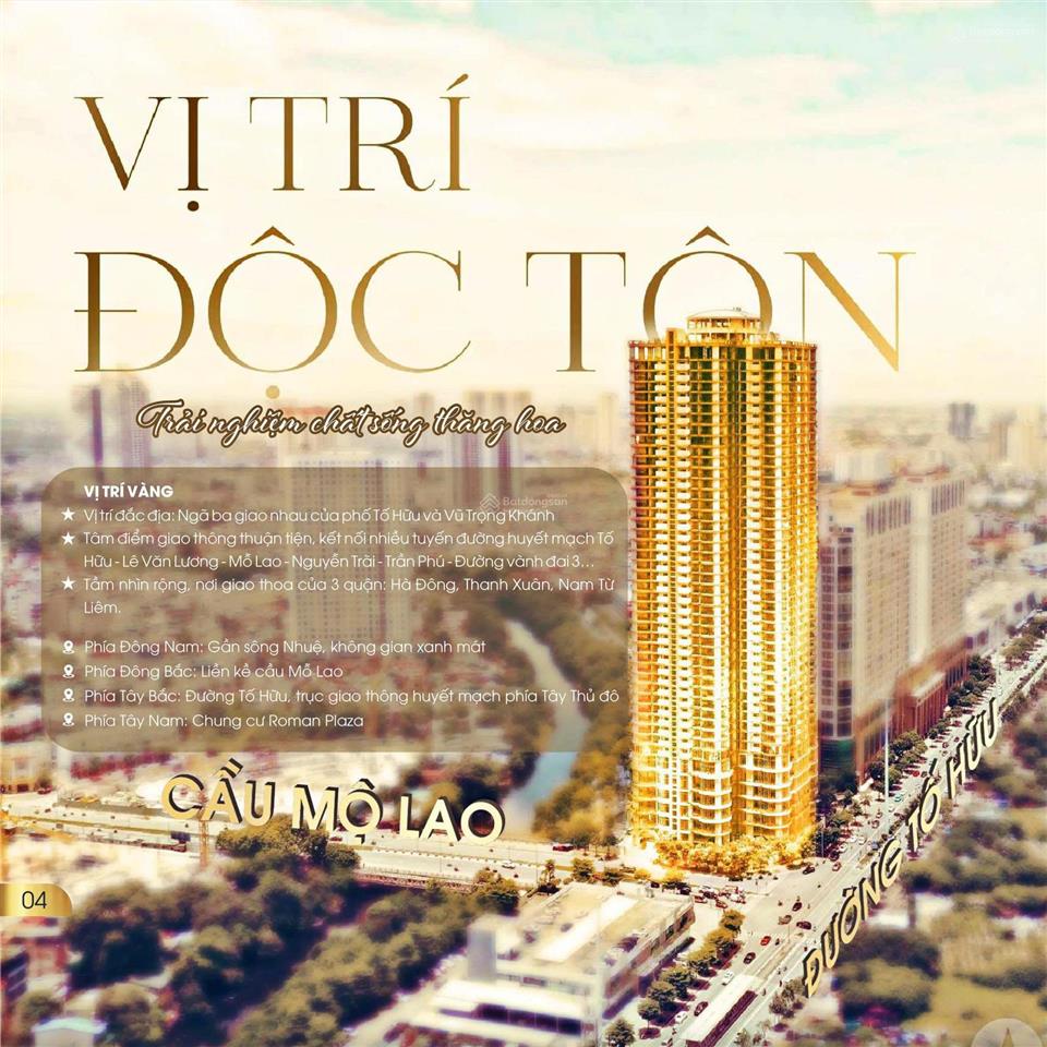 Qms  tòa căn hộ chung cư cuối cùng mặt đường tố hữu  hà đông hà nội sau này có tiền cũng khó mua