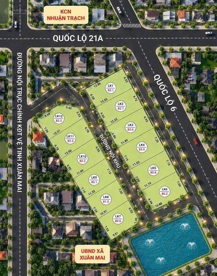 1,6 tỷ sở hữu 80m2 đất xuân mai, cách ngã tư chỉ 3km!
