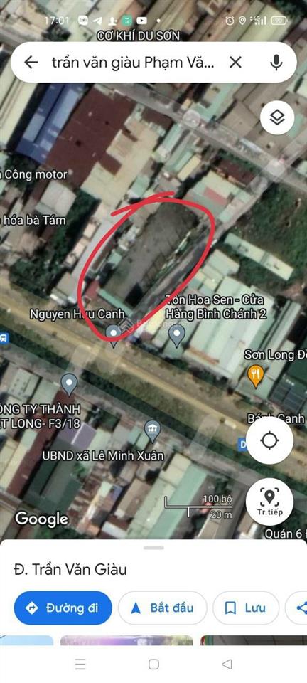 Bán đất thổ cư 2 mặt tiền đường trần văn giàu, bình chánh, dt 1100m2, vị trí đẹp, sổ đầy đủ