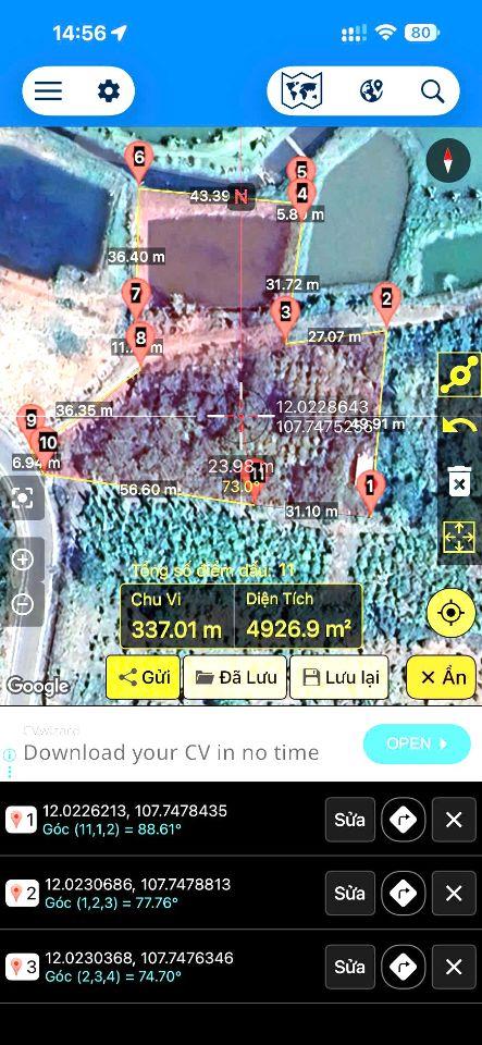 5 sào đường nhựa giá rẻ cực hiếm tại phường Bắc Gia Nghĩa