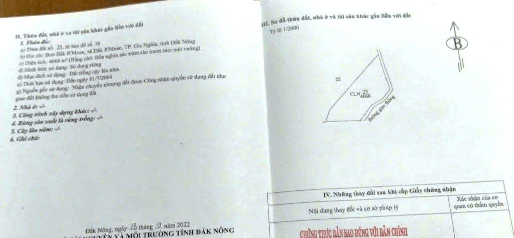 Đất phân lô mặt tiền đường nhựa giá rẻ tại phường Nam Gia Nghĩa