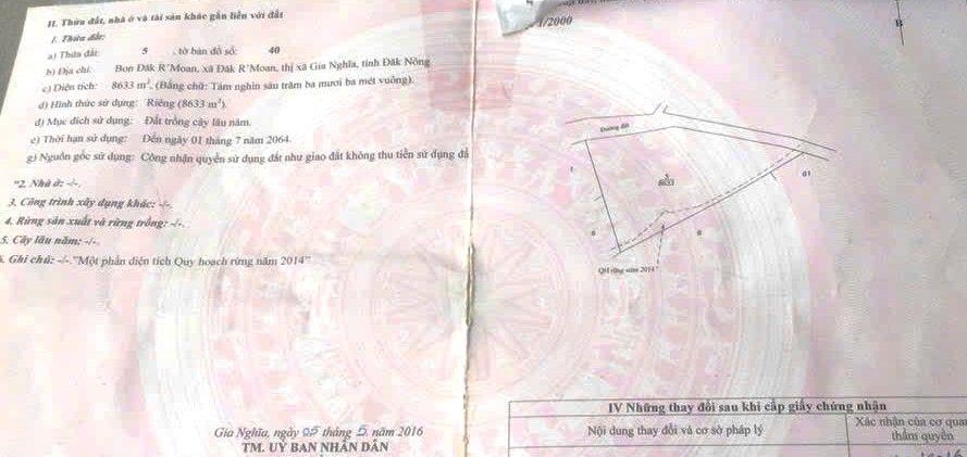 Đất phân lô mặt tiền đường nhựa giá rẻ tại phường Nam Gia Nghĩa