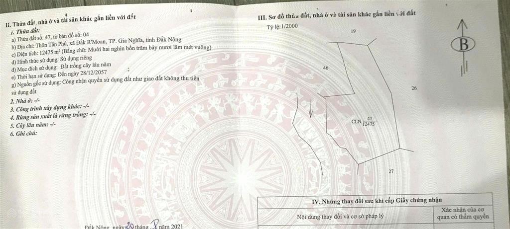 9,4ha đất rẫy kín gió, gần ql14 thuộc phường nam gia nghĩa