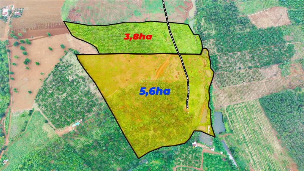 9,4ha đất rẫy kín gió, gần ql14 thuộc phường nam gia nghĩa