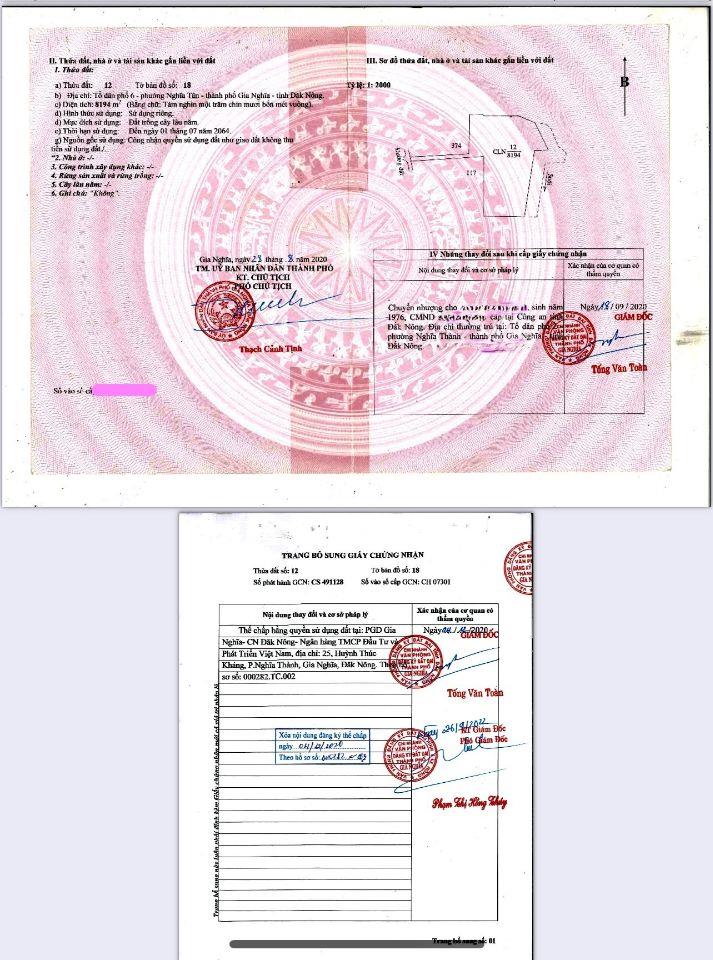 8194m2 thác suối đá tại trung tâm Gia Nghĩa Đắk Nông Lâm Đồng