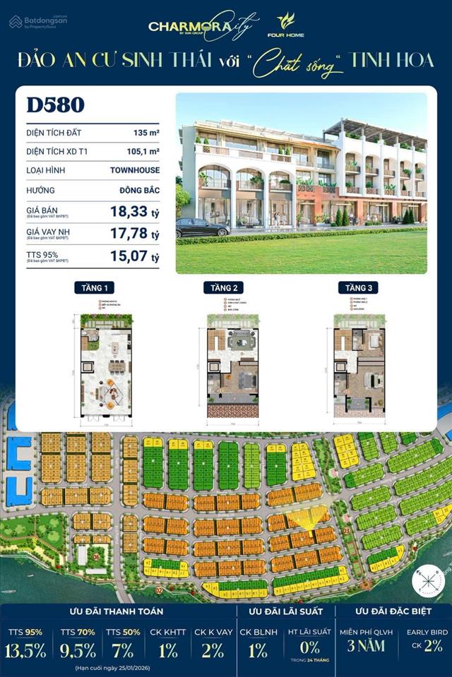 Bán nhà 3 tầng trả góp hoặc trả thẳng chỉ 12.2 tỷ diện tích 112.5m2 , song lập 200m giá 19 tỷ