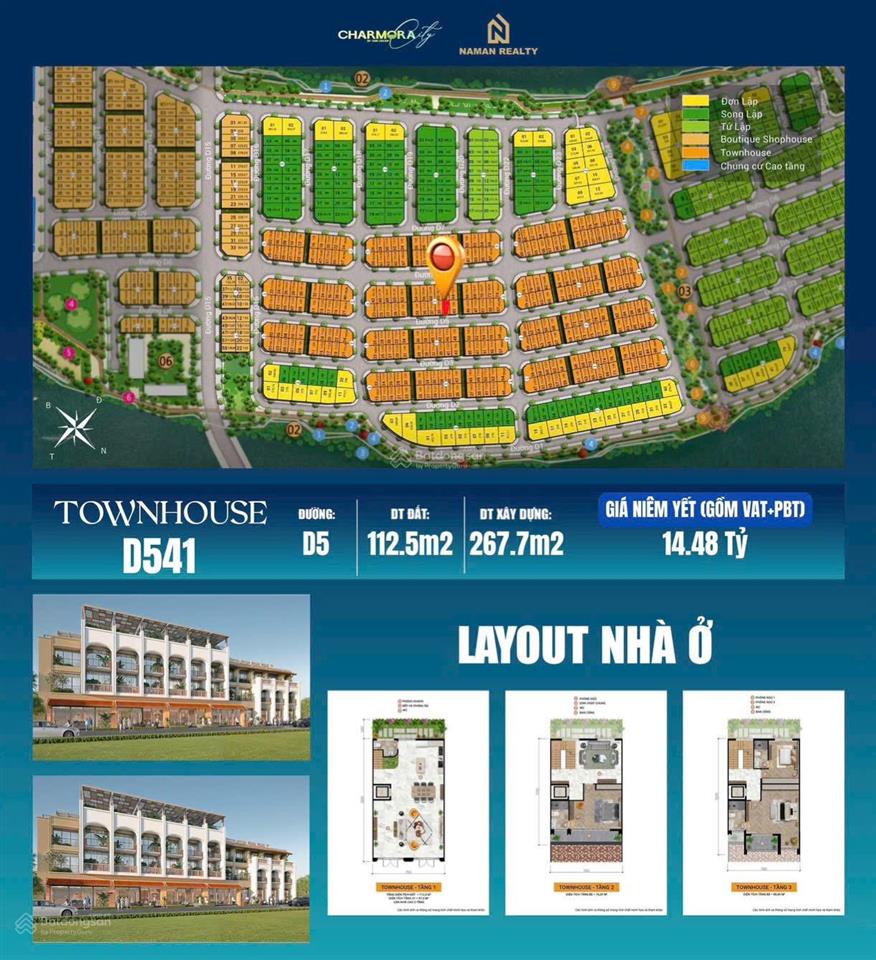 Bán nhà 3 tầng trả góp hoặc trả thẳng chỉ 12.2 tỷ diện tích 112.5m2 , song lập 200m giá 19 tỷ