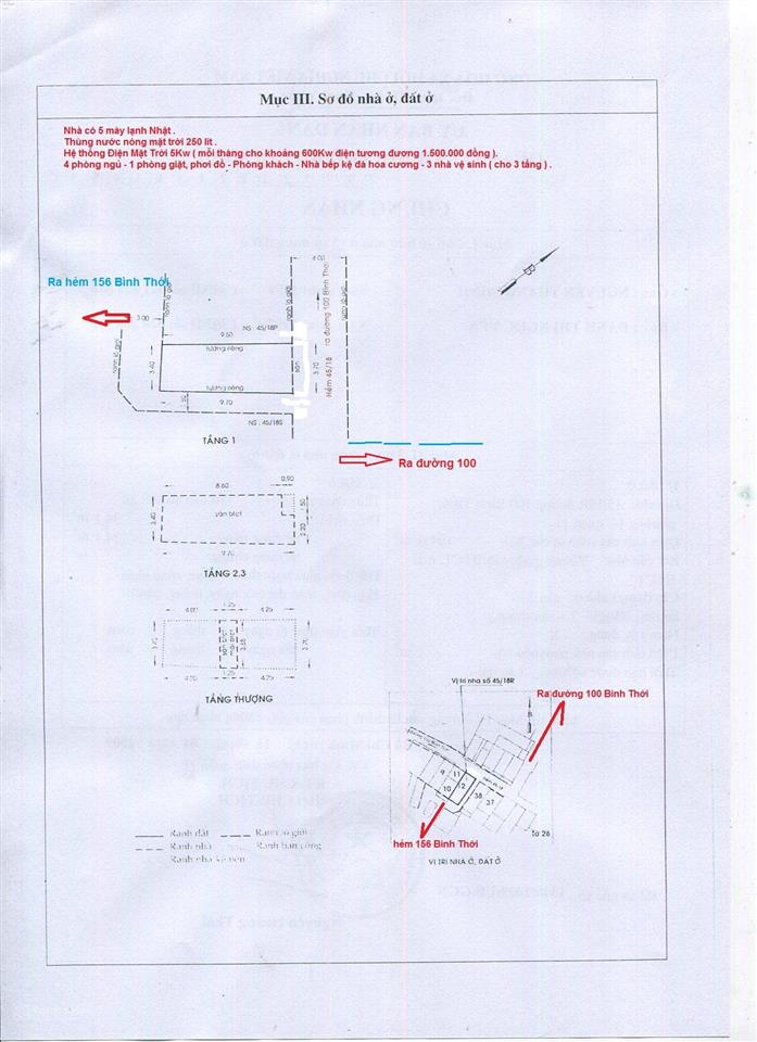 Xây dựng và hoàn công năm 2009. chính chủ