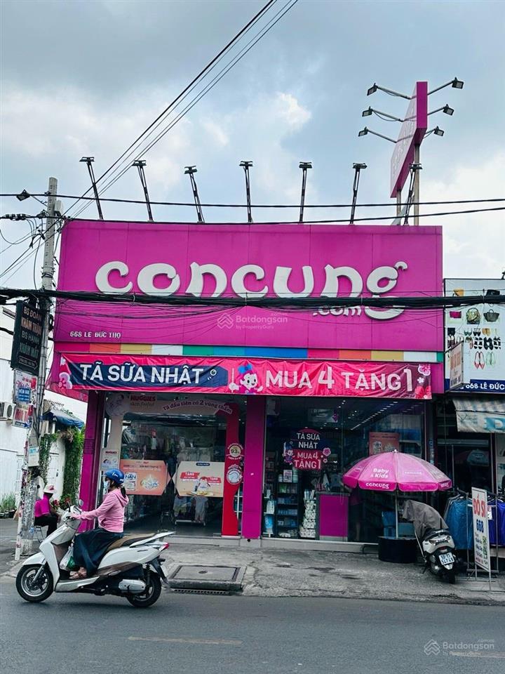 Hàng hiếm  giá tốt căn góc 2 mặt tiền lê đức thọ, dt 7x22m, 3 tầng, gần ngã 4 sầm uất